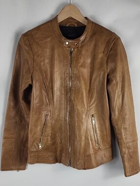 Danier Women's Brown Leather Jacket